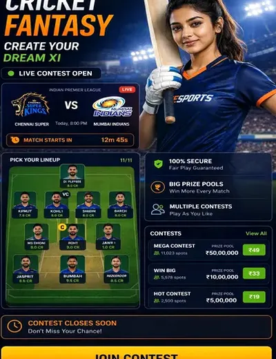 Dream77club (dream 77 club) fantasy cricket & matchday visual 3